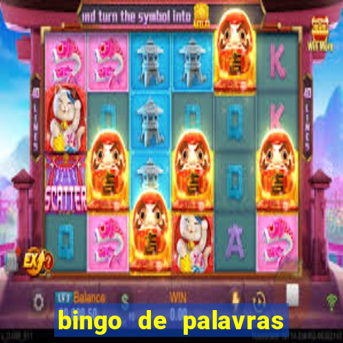 bingo de palavras de natal